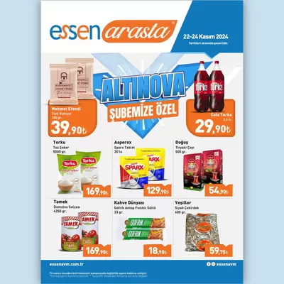 Essen AVM kataloğu, Karapınar (Sakarya) | Essen AVM katalog | 23.11.2024 - 07.12.2024