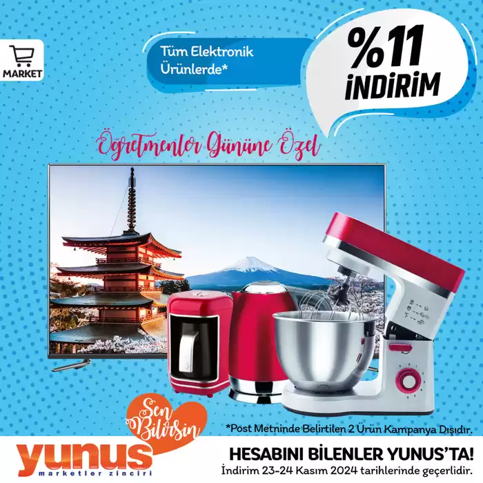 Yunus Market kataloğu, Ankara | Yunus Market katalog | 24.11.2024 - 08.12.2024