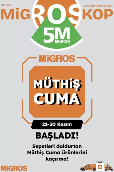 Süpermarketler fırsatları, Armutlu (Yalova) | Şimdi fırsatlarımızla tasarruf edin de Migros | 21.11.2024 - 04.12.2024