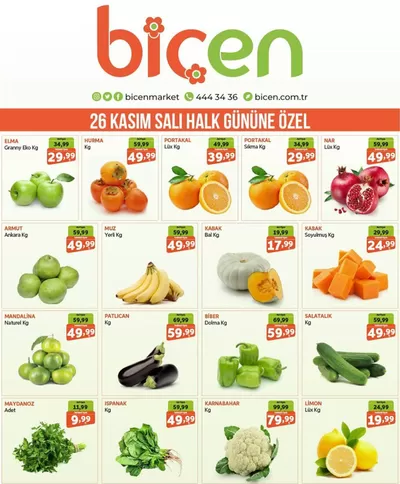 Biçen Market kataloğu, Esenyurt | En iyi fırsatlar ve indirimler | 27.11.2024 - 11.12.2024