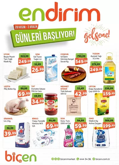 Biçen Market kataloğu, Esenyurt | Biçen Market katalog | 28.11.2024 - 12.12.2024