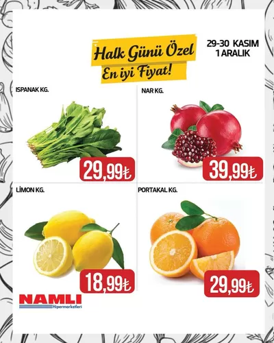 Namlı Hipermarketleri kataloğu, Beyoğlu | Namlı Hipermarketleri katalog | 29.11.2024 - 13.12.2024