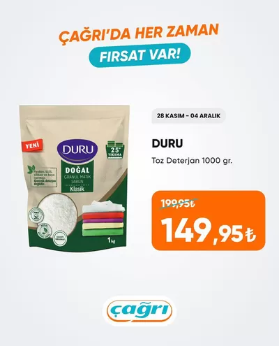 Çağrı Market kataloğu, İzmit | En iyi fırsatlarımız | 01.12.2024 - 15.12.2024