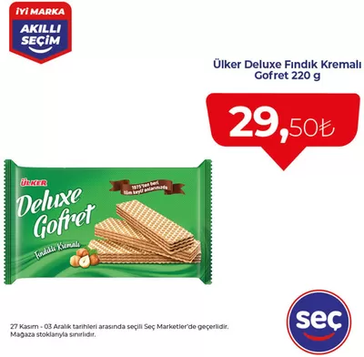 Süpermarketler fırsatları, Trabzon | Güncel özel kampanyalar de Seç Market | 01.12.2024 - 15.12.2024