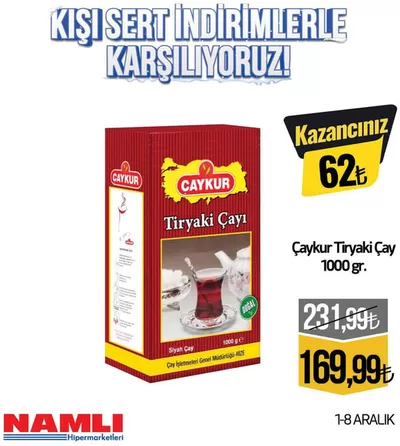 Namlı Hipermarketleri kataloğu, Beyoğlu | Özel fırsatlar | 02.12.2024 - 16.12.2024