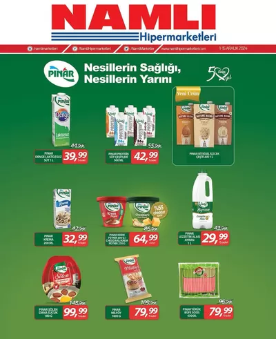 Namlı Hipermarketleri kataloğu, Beyoğlu | Herkes için cazip özel teklifler | 03.12.2024 - 17.12.2024