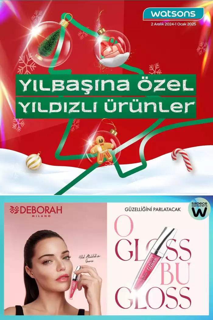 Watsons kataloğu, İstanbul | Watsons - 12. Watsons Aralık Kataloğu 2024 | 03.12.2024 - 17.12.2024