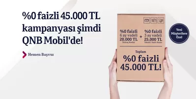 Bankalar fırsatları, Gebze | Yeni Müşterilere Özel de Finansbank | 03.12.2024 - 17.12.2024