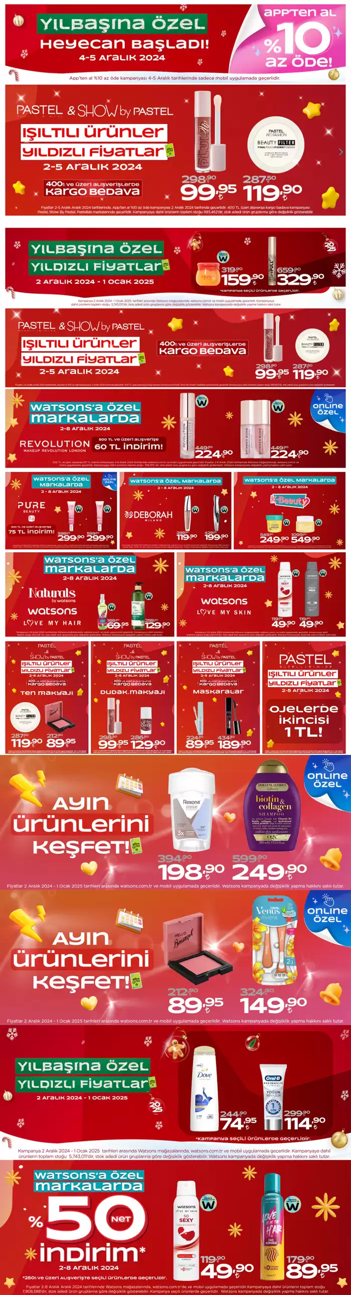 Watsons kataloğu, İstanbul | HAFTANIN ÜRÜNLERİ | 04.12.2024 - 08.12.2024