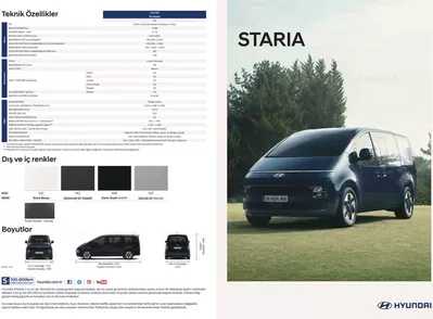 Araba ve Motorsiklet fırsatları, Kahramanmaraş | Hyundai STARIA Hibrit de Hyundai | 21.12.2024 - 21.12.2025