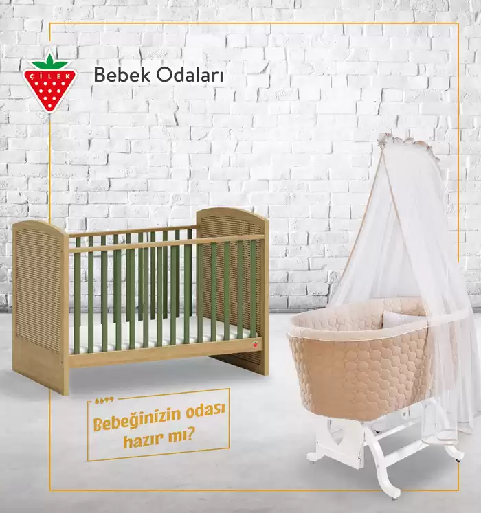 Çilek Mobilya kataloğu, Antalya | Çilek Mobilya Bebek Odaları Katalog | 08.01.2025 - 31.12.2025