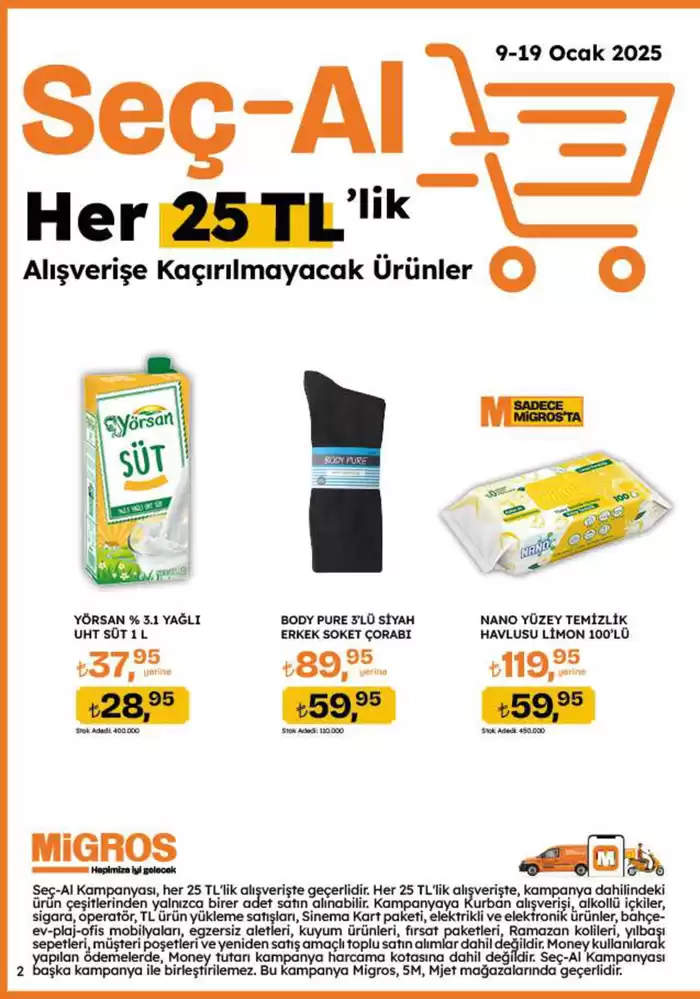 Migros kataloğu | En iyi fırsatlarımız | 09.01.2025 - 22.01.2025