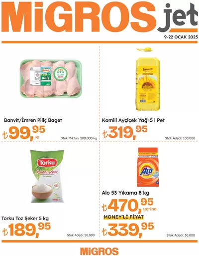 Migros kataloğu | Sizin için özel teklifler | 09.01.2025 - 22.01.2025