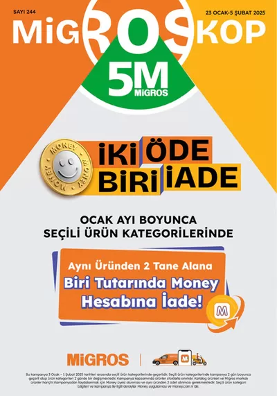 Süpermarketler fırsatları, İstanbul | Güncel fırsatlar ve teklifler de Migros | 23.01.2025 - 05.02.2025