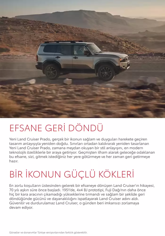 Toyota kataloğu, Ankara | Land Cruiser Prado | 24.01.2025 - 24.01.2026