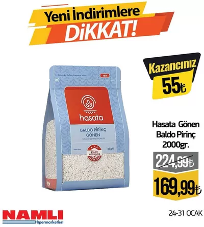 Namlı Hipermarketleri kataloğu, Beyoğlu | Güncel özel kampanyalar | 25.01.2025 - 08.02.2025