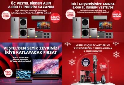 Teknoloji ve Beyaz Eşya fırsatları, Ankara | Tüm Kampanyalar de Vestel | 27.01.2025 - 03.02.2025