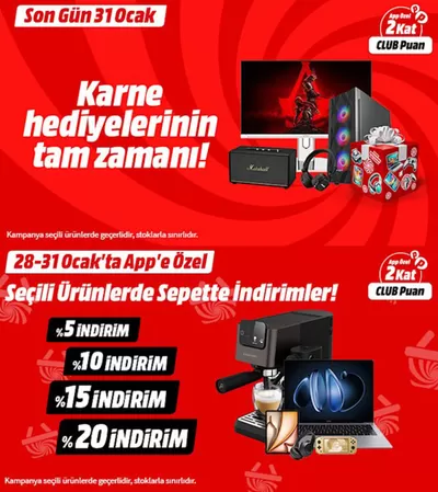 Teknoloji ve Beyaz Eşya fırsatları, Ankara | Karne Hediyelerinin Tam Zamani! de Media Markt | 28.01.2025 - 31.01.2025