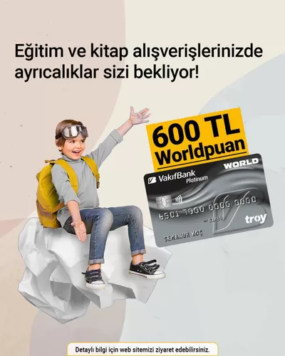 Bankalar fırsatları, Konya | 600 TL’ye varan Worldpuan fırsatı de VakıfBank | 30.01.2025 - 31.01.2025