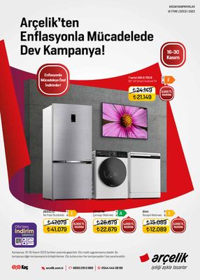 Arçelik kataloğu | Arçelik Genel Kataloğu | 16.11.2023 - 30.11.2023