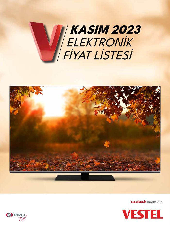 Vestel kataloğu | Tüketici Elektroniği | 20.11.2023 - 30.11.2023