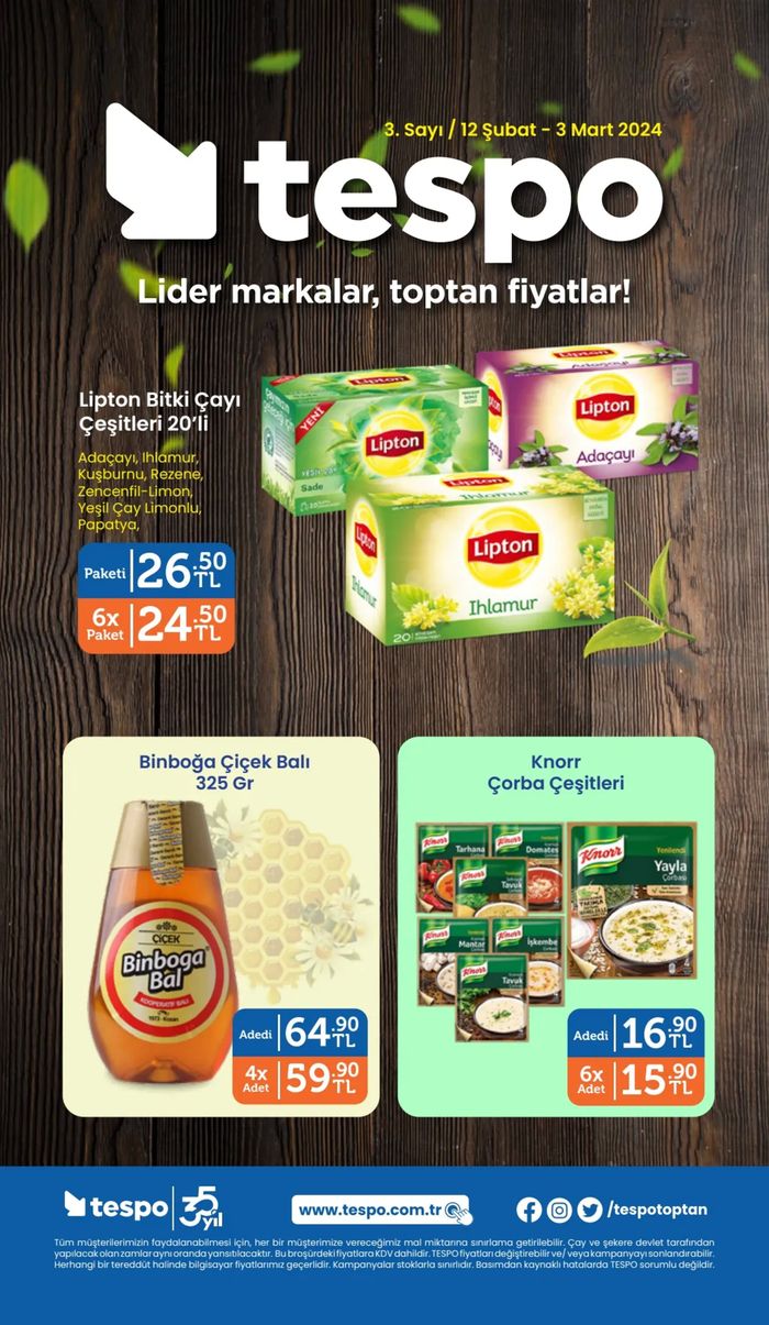 Tespo kataloğu, Muratpaşa | Lider markalar, toptan fiyatlar! | 12.02.2024 - 03.03.2024