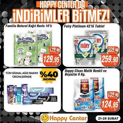 Süpermarketler fırsatları, Gebze | Happy Center Indirimler Bitmez de Happy Center | 22.02.2024 - 29.02.2024