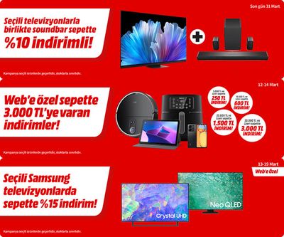 Media Markt kataloğu, Tekirdağ | Seçili Samsung televizyonlarda | 13.03.2024 - 31.03.2024