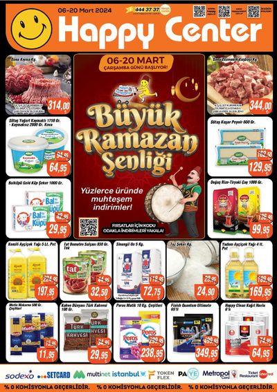 Süpermarketler fırsatları, Gebze | Büyük Ramazan Senligi de Happy Center | 20.03.2024 - 03.04.2024