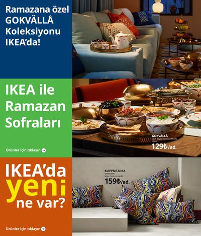 IKEA kataloğu, Konacık (Muğla) | Ramazana özel GOKVÄLLA Koleksiyonu ¡KEA'da! | 20.03.2024 - 03.04.2024