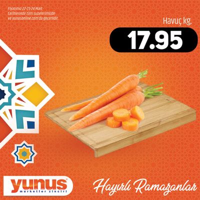 Yunus Market kataloğu, Gölbaşı (Ankara) | Hayirli Ramazanlar | 23.03.2024 - 06.04.2024