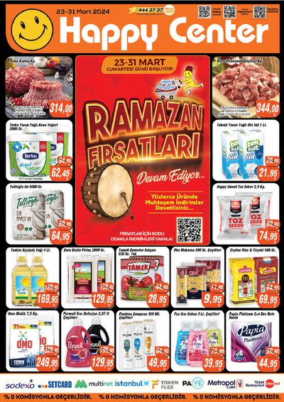 Süpermarketler fırsatları, Gebze | Ramazan Firsatlari de Happy Center | 23.03.2024 - 06.04.2024