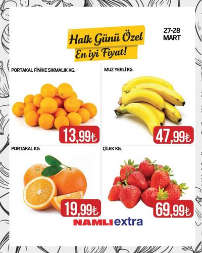 Süpermarketler fırsatları, Beyoğlu | Halk Günü Özel En iyi Fiyat! de Namlı Hipermarketleri | 27.03.2024 - 10.04.2024
