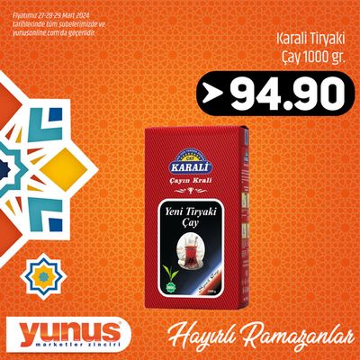 Süpermarketler fırsatları, Gölbaşı (Ankara) | Yunus Market katalog de Yunus Market | 28.03.2024 - 11.04.2024