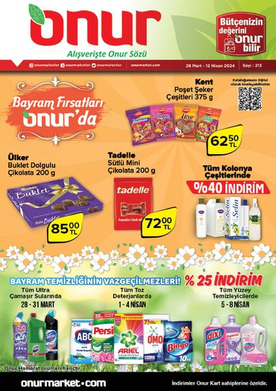 Süpermarketler fırsatları, Çatalca (İstanbul) | Onur Market Katalog de Onur Market | 28.03.2024 - 12.04.2024