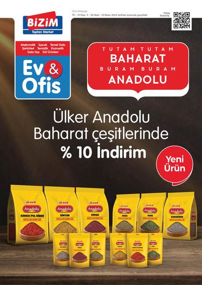 Süpermarketler fırsatları, Anamur | Bizim Toptan katalog de Bizim Toptan | 29.03.2024 - 12.04.2024