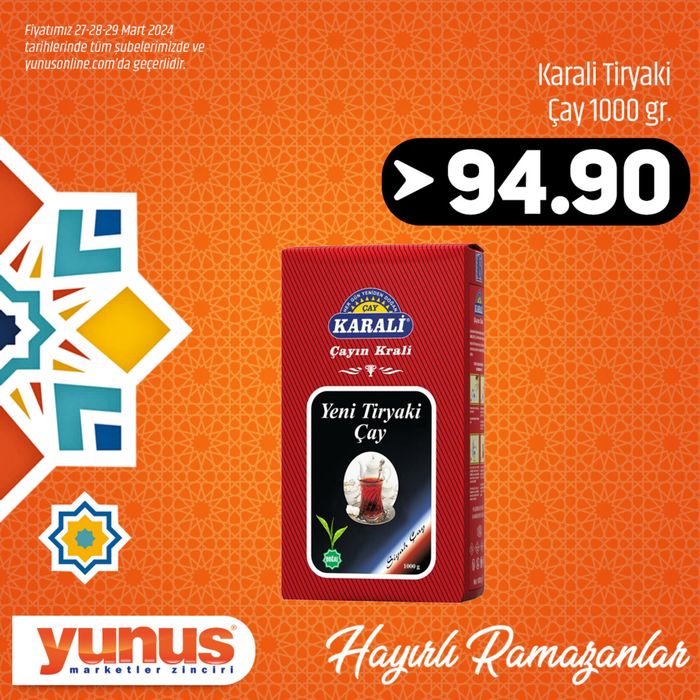 Yunus Market kataloğu, Ankara | Yunus Market katalog | 29.03.2024 - 12.04.2024