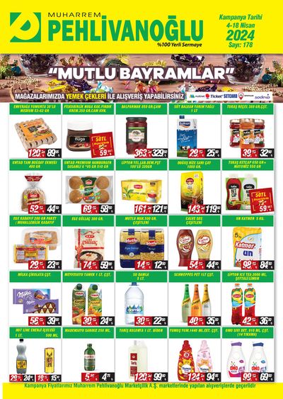 Süpermarketler fırsatları, Soma | Muharrem Pehlivanoğlu katalog de Muharrem Pehlivanoğlu | 05.04.2024 - 19.04.2024