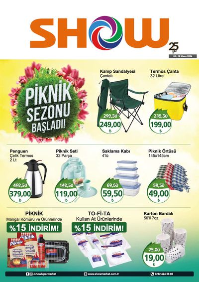 Show Market kataloğu, Zekeriyaköy | PIKNIK SEZONU BASLADI! | 06.04.2024 - 20.04.2024