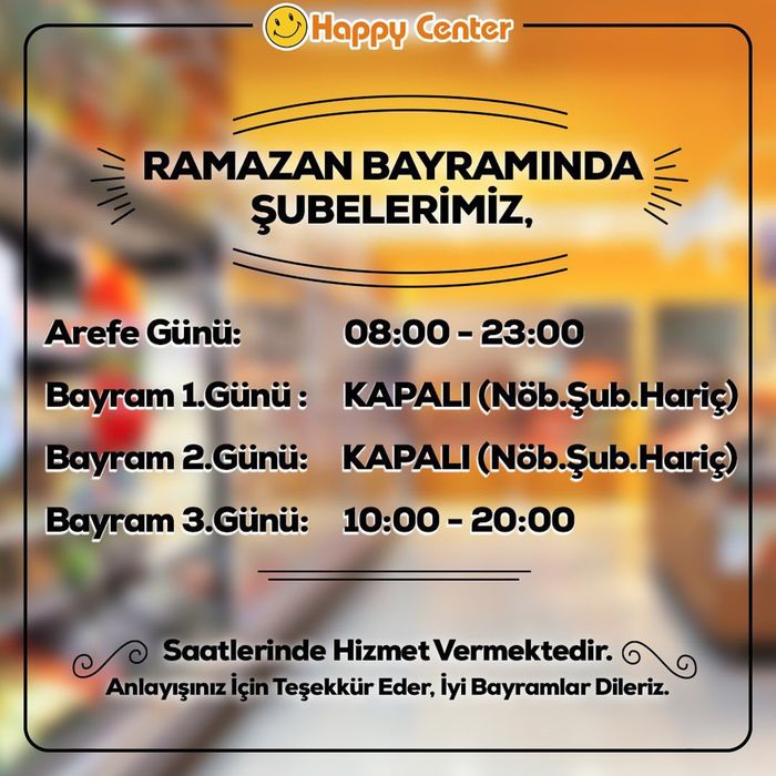 Happy Center kataloğu, Beyoğlu | RAMAZAN BAYRAMINDA SUBELERiMiZ | 09.04.2024 - 23.04.2024