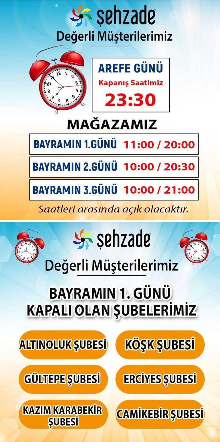 Şehzade kataloğu, Kayseri | Degerli Müsterilerimiz | 09.04.2024 - 23.04.2024
