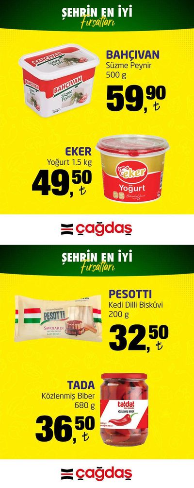 Süpermarketler fırsatları, Eskişehir | ANKARA'DA HAFTA BOYU de Çağdaş | 15.04.2024 - 19.04.2024