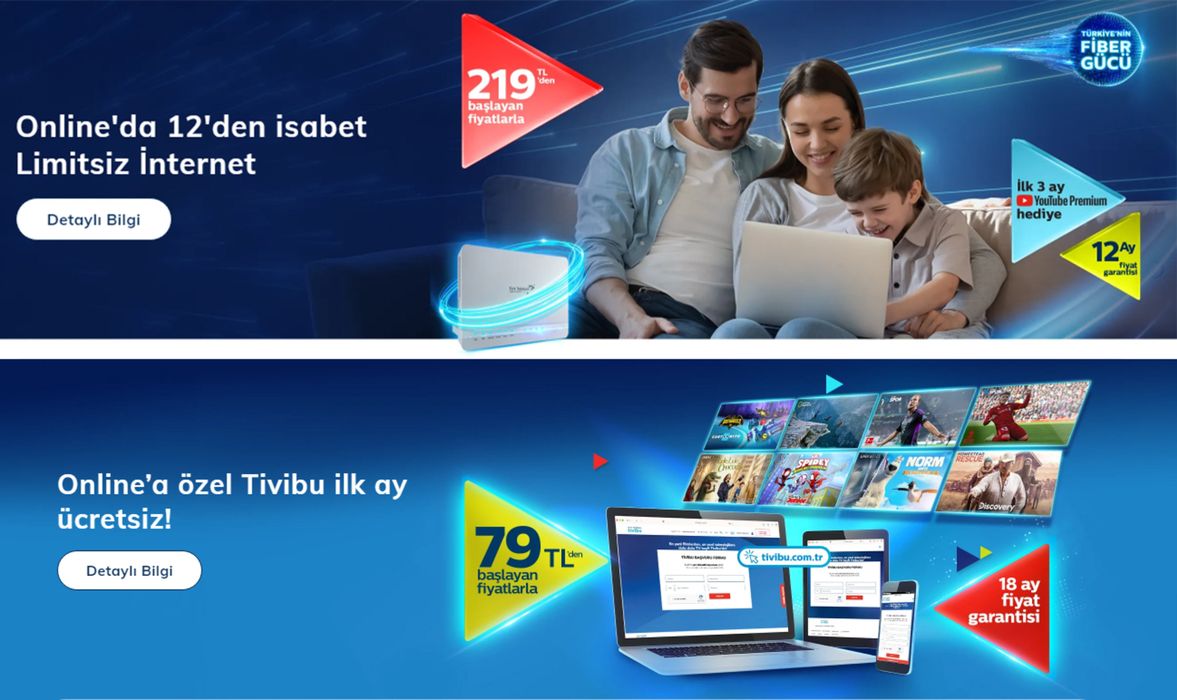 Türk Telekom kataloğu, Isparta | Online'da 12'den isabet Limitsiz İnternet | 15.04.2024 - 29.04.2024