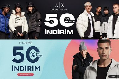 Giyim, Ayakkabı ve Aksesuarlar fırsatları, İzmir | %50'E Varan Indirim de Brandy's | 15.04.2024 - 28.04.2024