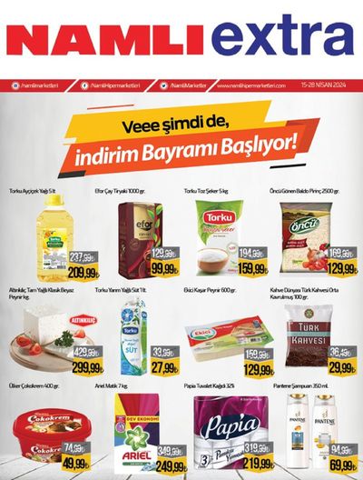 Namlı Hipermarketleri kataloğu, İstanbul | Indirim Bayrami Baslyor! | 16.04.2024 - 30.04.2024