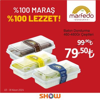 Süpermarketler fırsatları, Esenyurt | %100 LEZZET! de Show Market | 16.04.2024 - 30.04.2024