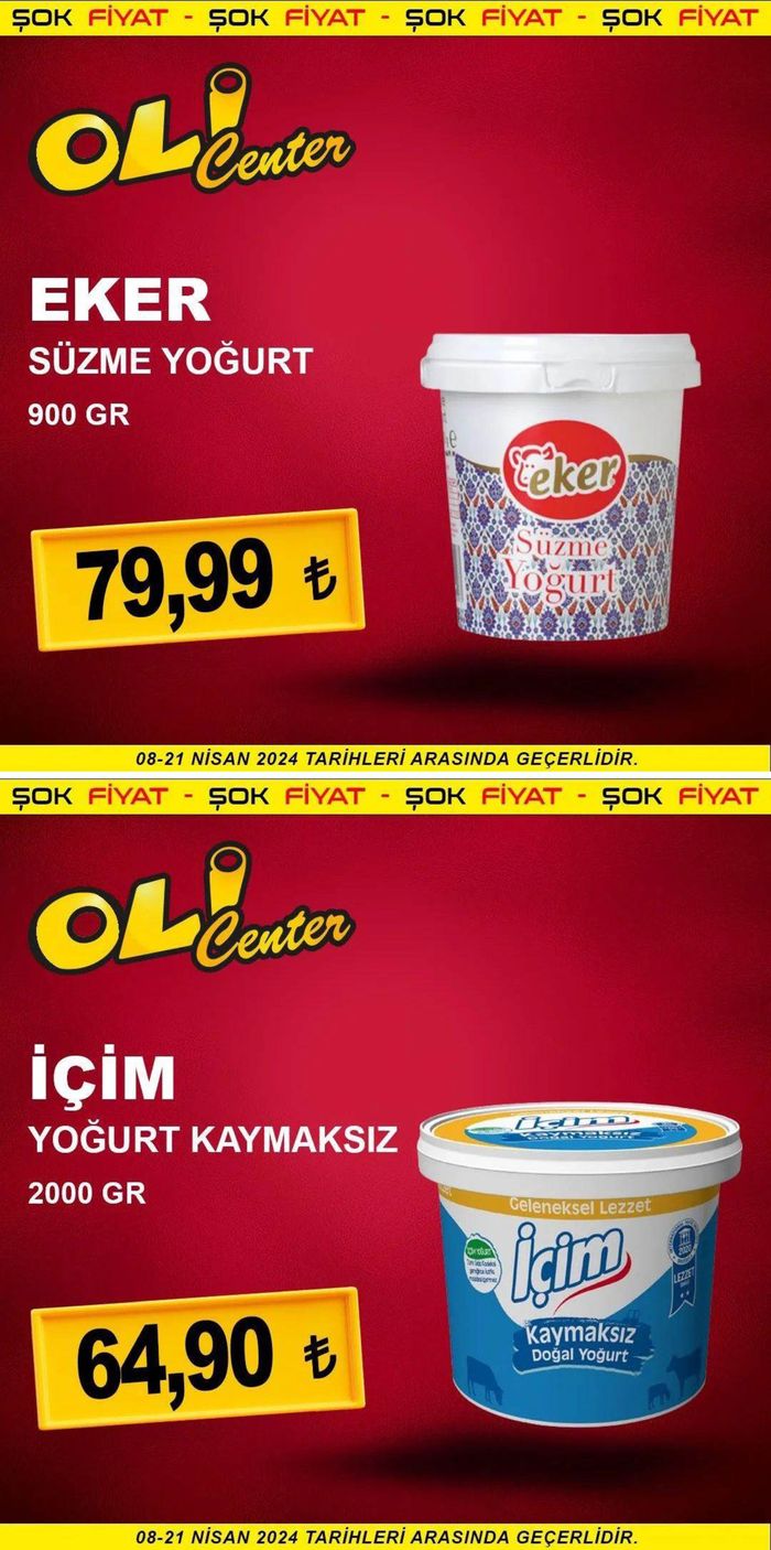 Olicenter Marketçilik kataloğu, Gaziantep | Haftalık Broşür | 16.04.2024 - 21.04.2024