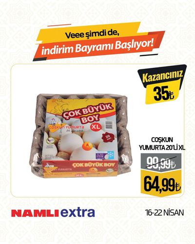 Namlı Hipermarketleri kataloğu, İstanbul | indirim Bayrami Basliyor! | 17.04.2024 - 01.05.2024