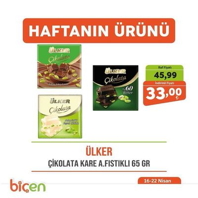 Süpermarketler fırsatları | HAFTANIN ÜRÜNÜ de Biçen Market | 17.04.2024 - 01.05.2024