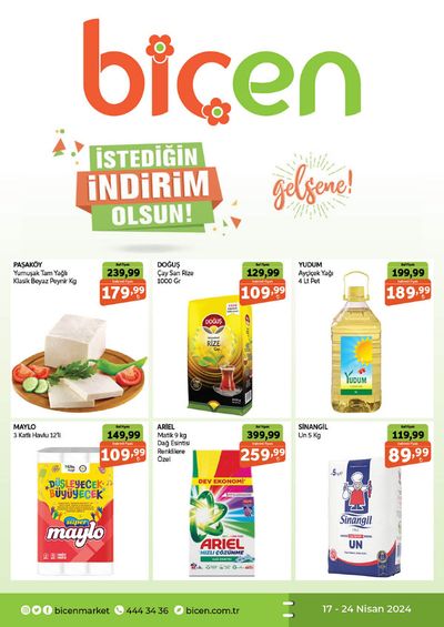 Süpermarketler fırsatları, İstanbul | Biçen Market katalog de Biçen Market | 18.04.2024 - 02.05.2024